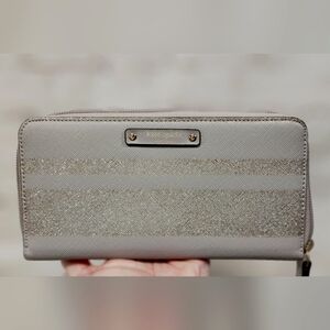 Kate Spade Haven Lane Glitter Light Purple Wallet